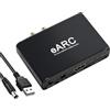 H.May Convertitore Audio HDMI eARC Arc, frequenza di campionamento Audio 24bit/192KHz, Ritorno Audio Arc, HD 5.1 e HD 7.1 canali, convertitore Audio AV 3,5 mm, Supporta ingressi eARC & Arc