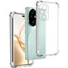 REY Cover in Gel TPU Anti-Shock per Honor 200, Morbido Silicone Custodie Protettivo Case, Anti-Scratch, Protettiva Sottile Back Cover