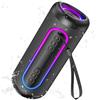 UOHHBOE Cassa Bluetooth Portatile 30W, Bluetooth 5.4 TWS Stereo Fino a 30 Ore di Riproduzione IPX5 Impermeabile, Luci LED Ritmiche USB/AUX/TF Ideale per Viaggi Casa e Outdoor