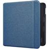 DMluna Custodia per Kobo Libra Colour, Tolino Vision Colour(2024) - Cover Protettiva Funzione Auto Wake/Sleep - Pelle Sintetica Premium, Antigraffio, Anticaduta, Blu Navy