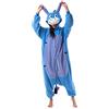 Beauty Shine Pigiama Unisex Adulto del Fumetto di Halloween Onesies Peluche Cosplay, Asinello, Small