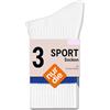 Nur Die 3 calzini sportivi unisex da ginnastica in cotone corto running, calzini da corsa (35-46), calzini sportivi alla caviglia, traspiranti, unisex, da donna