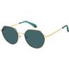 POLAROID KIDS, GAFAS DA Pavimento, PLD 8074/S, GOLD TEAL, 54, (UNISEX TEENAGER (11-15))