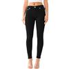 True Religion Women's Jennie Mid-Rise Curvy Skinny Fit Comfort Jeans- Single Needle Stitching -Black Body Rinse Color - in Size 26