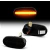 Recambo Frecce laterali a LED con omologazione E, Plug & Play, Canbus, senza errori, indicatori di direzione SMD compatibili con Fiat Bravo II, tipo 198, anno di costruzione 2007-2014, SMOKE