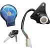 AMBMREDPEV Cilindro Blocco Accensione Motocicletta Per YAMAHA Per Virago Per XV125 250 QJ250-H Accessori Ricambio Motociclette Interruttore Avviamento Accensione Serbatoio Carburante Serratura