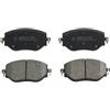 ABE Kit pastiglie freni Anteriore non predisposto per visualizzazione avviso usura C1R055ABE Compatibilità con RENAULT Scénic 3 JZ0/1 Clio 5 Hatchback BF GRAND Scénic 3 JZ0/1, DACIA DUSTER