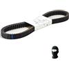 farbrothersonline COMPATIBILE CON APRILIA Atlantic 500 2003-2004 CINGHIA DI TRASMISSIONE PER VARIATORE FRIZIONE MOTO SCOOTER ORIGINALE CINGHIE MOTORE TRAPEZOIDALI DENTATA RESISTENTE AL CALORE E ALL'ABRASIONE