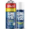 Clima Set ClimaSet - Ricarica gas 3 in 1 r134a, olio, sigillante perdite XL e detergente per climatizzatore - Kit Ricarica Gas AC - Kit Ricarica Climatizzatore Auto - 235 g