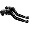 Amxaqjc Manubrio Freno Leva Per Triumph Per Speed Per Triple 1050 2004-2020 Leva Frizione Moto Set Leve Freno Leve Con Impugnatura Pieghevole Regolabile. Leve Moto(Black A)