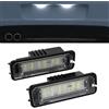 OFIXEM Luci targa LED posteriori 2 pezzi per VW Golf 4 5 6 7 MK4 MK5 MK6 MK7, Passat B6 B7 CC, Scirocco, Skoda Octavia, Seat Leon Ibiza, lampada targa ricambio