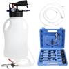 FreeTec Pompa Olio Cambio Automatico, 10L Pompa di Estrazione e Riempimento per Olio Cambio, Attrezzo Pompa Olio ATF Cambio con 13 Pezzi Adattatore per Auto Camion
