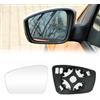 Altsbaos 1PCS Compatibile con VW UP 121/122/BL1/BL2 Specchietto 2011-2016,Specchio Retrovisore Riscaldato Compatibile con Seat Mii/Toledo IV Vetro Specchio Skoda Citigo/Rapid（Sinistro)