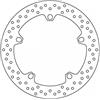 BreMBO Disco Freno BREMBO Oro Fisso - 68B407D6