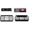 Generico COPPIA GRIGLIA PARASASSI PROTEZIONE FANALI POSTERIORI STOP SU BARRA PARAINCASTRO PER FORD TRANSIT DAL 2006/2019- L 42,5 CM X H 21,5