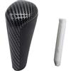 XEXJHQQ Leva Pomello Cambio Auto Per Peugeot 206 207 208 301 307 308 407 408 607 3008 5008 Per RCZ Pomello Cambio Ricambio Per Auto Leva Penna Automatica(Carbon and Adapter)