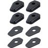 Gutol 8 Pezzi Guarnizione Base Indicatore Di Direzione Anteriore Per Moto, Distanziali Adattatori Indicatori Di Direzione Per Suzuki GSXR600 750 1000 SV650 1000