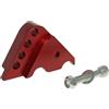 V PARTS Vicma Shock Extender CNC di 4 Hole Adjustable Mounting - Red For Minarelli orizzontale