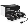RIDEX 402B0215 Set d'assale Kit pastiglie freni Anteriore con clip pistone Compatibilità con AUDI A4 Avant 8K5, B8