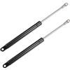 X AUTOHAUX 2 pezzi 25,4 cm 18 Ib/80N Nero Sollevamento Supporti Ammortizzatori Molla a Gas Universale per RV Auto Camion Barca Finestra Armadio Copertura Coperchi