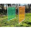 Generisch Hoopers - 2 recinzioni Agility verde/arancione/conforme alla normativa VDH/cancello/recinzione divisoria, in plastica, NADAC Hoopers