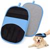 YJWZ Guanto Magico per la Rimozione dei Peli di Animali Domestici - Spazzola Elettrostatica per Gatti e Cani, Togli Peli Riutilizzabile per Mobili, Abbigliamento e Tappeti (Blu)