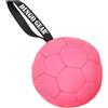 DINGO GEAR WWW.DINGOGEAR.COM 1977 Dingo Gear Ball con passante riempito in pelle ecologica, diametro di 18 cm, giocattolo per cani, palla da allenamento per cani, divertimento per cani, rosa S02683
