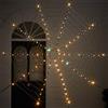Lights4fun Ragnatela Luminosa di Halloween con 100 LED di Luce Bianca Calda a PIle per Uso in Esterni
