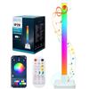 CREATESTAR Illuminazione della lampada da gioco RGB con barre luminose a LED intelligenti Sincronizzazione con musica e controllo APP,Lampade Ambientali RGB con APP e Telecomando per PC, TV e Giochi