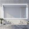 NeoArt Specchio bagno LED Antiappannamento Dimmerabile 10%-100% 3 Temperature Colore 3000K-6500K Touch con Memoria HD Specchio Bagno con Luce LED IP44 IP65 Impermeabile 120x70cm