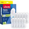 VILEDA FLEX & CATCH REFILLS set 10 ricambi per attrezzo toglipolvere Flex & Catch, ricambi in microfibra morbida, pulizia a 360 °