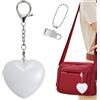 VIMAZ Luci ricaricabili per borsa da 5,1 cm, per borse interne, nuova luce per borse, luci per borse con rilevamento del tocco del cuore, accessori indispensabili, regali di San Valentino per donne