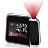 ALLPRESS SVEGLIA DIGITALE DA COMODINO CON PROIETTORE LASER IGROMETRO OROLOGIO DATA