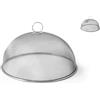 H&H Copri Cibo in Acciaio Inox 18/8 - Ø 30 cm | Elegante, Igienico e Resistente | Ideale per Proteggere Alimenti su Tavola e Buffet