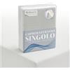 Protessia - Coprimaterasso Singolo 80x190x27 cm in Spugna di Cotone Traspirante e Morbido per Letto Singolo Confortevole
