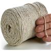 MeriWoolArt® Corda di Cotone Macramè per Creazione di Gioielli, Artigianato, Braccialetti di Corda Colori - 225m Corda Macramè 2 mm Lurex - Filato Macramè Colorato - Cavo Metallico