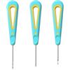 HOMTRAK 3 Punch Needle Set per la produzione di candele, stoppini per candele, strumenti con cono tondo, trapano a mano, stoppino per stampi in silicone, candele, accessori per candele per