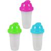 cosedacasa Shaker per caffè Freddo Granita Bottiglia 500 ml Porta Bevanda vegetali da casa Camper Viaggio in plastica Set da 3