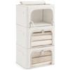 unycos - Scatole per Vestiti【3 Pezzi | 66L】in Tessuto Resistente, Manico Rinforzato e Finestra Trasparente, Contenitori Sottoletto Pieghevole per Asciugamani, Piumini, Coperte (Grigio; Iron Rod)