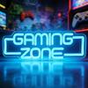 GAOUTO Gaming Zone - Scudo neon, 42,5 x 14 cm, segnale luminoso per gaming, gamin g Neo n Schil d, Gamin g Neo n Schil d, Gamin g Neo n Light Schil d per Teen Ragazzi Camera Decor, regalo per gamer