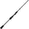 Abu Garcia Canna da pesca Vengeance Spinning da 2 pezzi, potenza media, azione rapida, sedile ergonomico personalizzato, comodo manico in EVA, bianco grafite da 24 tonnellate