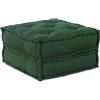 vidaXL Divano Componibile Verde 70x70x36 in Tessuto, Divano, Divano trasformabile, Divano in Tessuto, Divano modulare, Cuscino per Pallet, Divano da Terra
