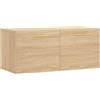 vidaXL Mobile a Parete Rovere Sonoma 80x36,5x35 cm Legno Multistrato