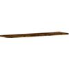 vidaXL Mensole Parete 4pz Rovere Fumo 80x20x1,5 cm Legno Multistrato
