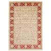 RugVista Farahan Ziegler, Tappeto Ziegler/Kazak, Pelo Corto, 200 x 300 cm, Rettangolare, Qualità cert. OEKO-TEX Standard 100, PP, Corridoio, Camera da Letto, Cucina, Salotto, Ufficio, Beige/Rosso