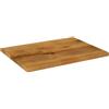 Generico Piano per Tavolo 70x50x3,8 cm Rettangolare Legno Massello Mango