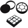 Daaxing Set di 2 filtri per contenitore della polvere e 1 filtro di scarico per aspirapolvere Feegow, per parti di ricambio VCM43B16H B07C41FMF1