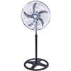 COSE DA CASA Enrico Co-veri Ventilatore a Piantana 50 cm con 5 Pale in Alluminio Potente 65W, Struttura in Acciaio e ABS, 3 Velocità, Altezza Regolabile 125 cm, Ideale per Casa, Ufficio e Salone, Colore Nero.