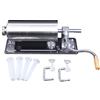 TRY-YEAN 4,8L Insaccatrice per Salsicce Macchina in Acciaio Inossidabile, Insaccatrice Manuale per Uso Domestico, 4 Tubi di Riempimento 11mm 16mm 20mm 28mm, Fissaggio al Piano di Lavoro Solido e Regol