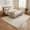 Pergamon Tappeto shaggy Fluffy - tappeto a pelo lungo extra morbido, tappeto moderno per soggiorno, facile da pulire